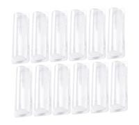 Ipetboom Pochettes Transparentes Lèvres en PVC 60 Pièces Adhésif Double-Face Compact et Visible pour Organiser Argenté Liquide Partout Tout Moment