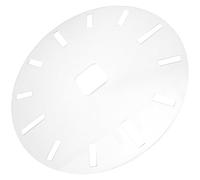 Ipetboom Pochoir pour Cadran d'Horloge en Acrylique Transparent Gabarit Circulaire Résistant aux Rayures Chiffres d'Horloge Précis Guide de Menuiserie pour Travail du Bois et Loisirs