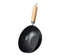 Ipetboom Poêle Wok Multifonction Sans Revêtement Poêle de Cuisine à Fond Plat pour Cuisson Sauté Maison Compatible Induction