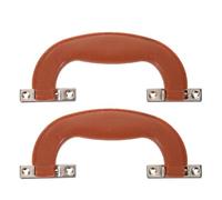 Ipetboom Poignée Classique en Zinc Support en Plastique Lot de 2 pour Valises, Boîtes à Outils et Coffres de Transport