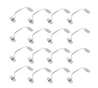 Ipetboom Poignée de Mallette Pliable en Acier Inoxydable 40 Pcs Poignée Robuste pour Boîte à Outils Industrielle Portable de Caisse Usage Industriel et Transport Sécurisé