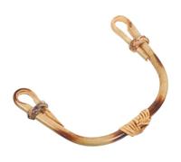 Ipetboom Poignée de Théière en Rotin Rustique Forme U 9-11 CM pour Remplacement de Théière en Céramique et Faïence Accessoire Isolant Anti-Brûlure pour Utilisation Cuisine et