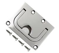 Ipetboom Poignée de Tirage Carrée Encastrée en Acier Inoxydable Poli Miroir pour Trappe de Bateau Loquet de Pont Robuste Poignée Marine 1 Pièce pour Trappes de Sol et Coffres Nautiques