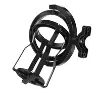 Ipetboom Porte-gobelet Gyroscopique pour Voiture et Bateau, Support Rotatif Anti-déversement pour Boissons Jusqu’à 6,5 Cm de Diamètre, Multifonctionnel, en Plastique Noir, pour Voyage