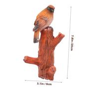 Ipetboom Porte-manteau Mural Décoratif Oiseau Robuste Crochet Patère Pratique pour Salle de Bain Chambre et Entrée Support Vêtements et Chapeaux Design Élégant