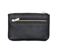 Ipetboom Porte-Monnaie Cuir Zippé Pochette à Monnaie Petite Porte-clés avec Fermeture Éclair pour Femme