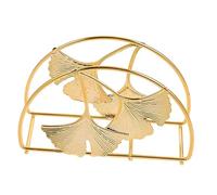 Ipetboom Porte Serviette Design Support de Serviettes Créatif pour Table Rangement Pratique et Élégant Doré
