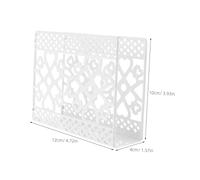 Ipetboom Porte-serviettes Table Fer Décoratif Cœur Support Serviette Vertical Simple et Pratique Organisateur de Mouchoirs pour Restaurant et Maison