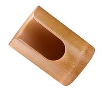 Ipetboom Porte-tasse en Naturel Style Japonerie Support Compact pour 1 Accessoire de Rangement Pratique pour Cérémonie du Thé et Bureau Contenant pour Tasse Solide et Écologique