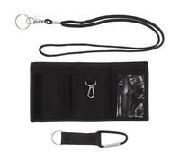 Ipetboom Portefeuille Homme avec Porte-clés et Dragonne Pochette Pliable pour Cartes de Crédit pour Voyage et Activités de Plein Air