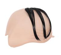 Ipetboom Postiche Trois Poils pour Hommes Style Classique avec Sangle Ajustable et Matériau Fibre Respirant pour Photos de Groupe et Défilés
