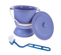 Ipetboom Pot de Chambre Portable Anti-odeur avec Couvercle Bassin Urinoir pour Adultes Garçon Fille et Femmes Enceintes Rangement Facile et Nettoyage Simple Couleur Couleur Aléatoire