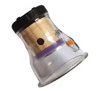 Ipetboom Pot de moxibustion en coupe massage brûleur à cône de moxa magnétique réservoir de moxibustion réservoir de chaleur moxa outil de gravure de moxa support de cône de moxa Plastique