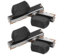 Ipetboom Potentiomètre à Glissière Droite 45 Mm 10k Lot de 4 Pièces en Métal pour Réglage Linéaire du Volume, Interrupteur Push-pull pour Tables de Mixage Dj et Consoles Sonores