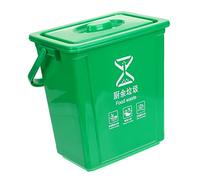 Ipetboom Poubelle à Compost avec Couvercle Seau de Cuisine Portable pour Déchets Organiques Bac de Compostage Pratique et pour Maison et Extérieur