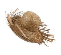 Ipetboom pour Femme à Large Bord Protection Solaire Uv Style Hawaïen Tissé Plage et été et Respirant Deux Couleurs Disponibles