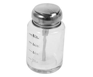 Ipetboom Pousser La Bouteille En Verre Dissolvants Pour Vernis à Ongles Contenants De Dissolvant Pour Vernis à Ongles Flacon Pompe En Verre Flacons Pompe Manucure Un Verre Type De Poussée