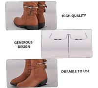 Ipetboom Présentoir à Bottes Élégant en Acier Inoxydable Miroir Support Spécial pour Bottes Pratique Et Robuste Rangement pour Chaussures Boutiques De Chaussures