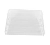 Ipetboom Présentoir à Vernis à Ongles Transparent 5 Niveaux 31x21,2x13,5 Cm en Acrylique Solide Support De Rouge à Lèvres Multifonctionnel pour Organisation Maquillage Salle De Bain