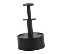 Ipetboom Presse à Viande pour Grill Moule à Hamburger Antidérapant avec Papier Sulfurisé Presse Manuelle Plastique Abs Noir pour Saucisses et Steak Haché Forme Ronde Uniforme pour Cuisine