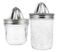 Ipetboom Presse-Agrumes Manuel en Acier Inoxydable 2 Pièces Presse-Orange et Citron Compact la Cuisine Maison et Camping