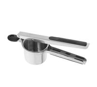 Ipetboom Presse-purée Manuel en Acier Inoxydable Robuste, Outil Compact pour Purée de Pommes de Terre et Légumes, Presse-légumes Multifonction Cuisine Domestique, Petite Taille Facile