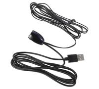 Ipetboom Prolongateur Infrarouge de Télécommande, Câble D'extension Infrarouge, Prise 3,5mm, 1,5m, Led, Plastique, pour Tv et Home Cinéma, Noir