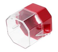 Ipetboom Protection Transparente du Bouton-poussoir Verrouillage, Boîtier en Plastique Solide, Cache de Protection pour Interrupteur D'arrêt D'urgence, Compatible Appareils Électriques