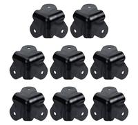 Ipetboom Protections D’Angle en Fer 8 Pièces pour Haut-Parleurs et Meubles Coins Anti-Collision Résistants Accessoires de Protection pour Caissons Sonores et Mobilier