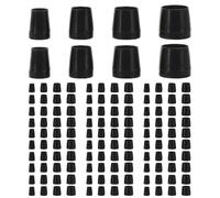 Ipetboom Protège-talons pour Chaussures à Talons Hauts Noir, Lot de 20 Couvre-talons Plastiques Antidérapants Tailles Xs S M L, Protections Solide pour Mariage, Extérieur et