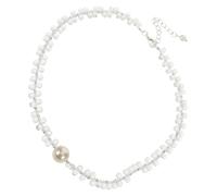 Ipetboom Quartz Crystal Beaded Necklace For Women Fashionable Round Stone Choker Jewelry For Wedding And Party Versatile Elegant Accessory