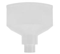 Ipetboom Raccord de de Gouttière PVC 110X75 MM Adaptateur Double Usage pour Évacuation Eaux Pluviales Accessoire de Drainage Solide et des Fondations