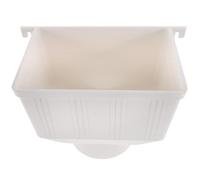 Ipetboom Raccord de Descente de Gouttière PVC 110 MM Entonnoir Collecteur D’Eau de Pluie Solide en Plastique Système de Récupération pour Gouttières Extérieures Filtre Anti-Obstruction