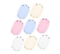 Ipetboom Rallonge pour Body Bébé Double Couche 8Pcs Extensions Universelles en Coton Doux Pratique pour Saisons Froides Rallonges Bouton-Pression pour Barboteuse pour Nourrissons