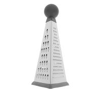 Ipetboom Râpe à Fromage et Préparation Alimentaire Triangulaire Multifonction en Acier Inoxydable avec Boîte, 4 Faces pour Râper, Trancher, Cuisine
