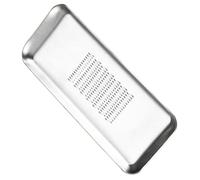 Ipetboom Râpe à Gingembre en Acier Inoxydable 1 Pièce Ustensile Cuisine Multifonction pour Ail et Légumes Racines Outil Râpe à Légumes Compact et Facile à Nettoyer Usage Domestique et