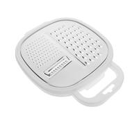 Ipetboom Râpe Multifonction Acier Inoxydable pour Cuisine Trancheuse Râpe et Coupe Légumes Antidérapante Outil Portable pour Fruits Fromage Légumes Pommes de Terre et Ail