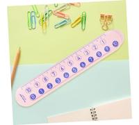 Ipetboom Règle à Glissière Mathématique pour Garçon Fille Outil Apprentissage de Addition Soustraction Matériel Pédagogique pour Maternelle Rose