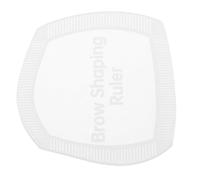 Ipetboom Règle à Sourcils en Plastique Réutilisable Outil de Mesure Précis pour Dessiner Sourcils Symétriques Pochoir Facile D’utilisation pour Maquillage Quotidien et Professionnel