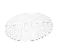 Ipetboom Règle Ronde Acrylique 25 Cm Multifonction pour Couture et Patchwork, Outil Transparent pour Dessin de Cercles Précis, Gabarit de Matelassage, Loisirs Créatifs et Couture