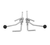 Ipetboom Releveur de Jambes Réglable pour Fauteuil Roulant, Mécanisme à Ressort Précis, Paire D’accessoires Repose-pieds pour Personnes Âgées, Compatible Plusieurs Modèles, Améliore