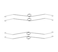 Ipetboom Ressorts de Grille pour Ventilateur D'extraction de Salle de Bain 304 Acier Inoxydable 21 Cm Lot de 4 Clips à Ressort Fixation Robuste pour Pièces de Rechange Ventilation