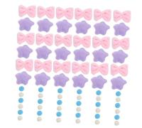 Ipetboom Rideaux pour Porte Peluche avec Noeud Et Étoiles Décoration Murale Kawaii pour Chambre Garçon Fille