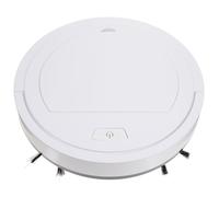 Ipetboom Robot Nettoyeur Domestique Blanc USB Aspirateur et Laveur de Sols Intelligent Aspiration Puissante Brosse Textile pour Maison et Nettoyage Quotidien