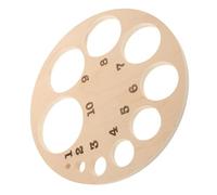 Ipetboom Roue de Dilatation Cervicale Affichage Clair des Changements du Col Utérin en Bois Réutilisable pour Cours de Préparation à L'accouchement pour Étudiants