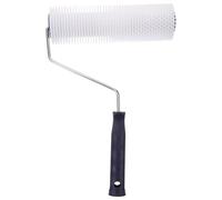 Ipetboom Rouleau à Pointes 9 Pouces pour Sols en Latex Autonivelants Outil Anti-Bulles pour Chape Fluide Rouleau Composite pour Élimination D’Air Finition Lisse et Uniforme Usage