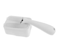 Ipetboom Rouleau de Massage Facial en Silicone Blanc Bac à Glaçons Réutilisable, Outil de Soin Visage Multifonction pour Contour des Yeux, et Rafraîchissant, pour Routine Beauté