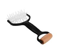 Ipetboom Roulette à Pâte Ergonomique avec Spike Roller à Pâte Compact et Portable Outil de Cuisson pour Pizza Biscuits et Pâtisserie Prévention des Bulles et Découpe Facile