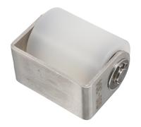 Ipetboom Roulette Acier Inoxydable avec Roue Nylon pour Porte Coulissante Guide Robuste pour Portail Coulissant Silencieuse et Résistante à Usure Adaptée à Charges Lourdes et Usage