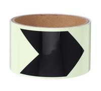 Ipetboom Ruban Adhésif Flèche Phosphorescent Ruban de Signalisation Au Sol Résistant Aux Intempéries Autocollant de Sécurité Lumineux pour Murs et Sols Facile à Retirer Avertissement de